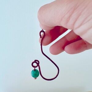 Unique tear drop earrings